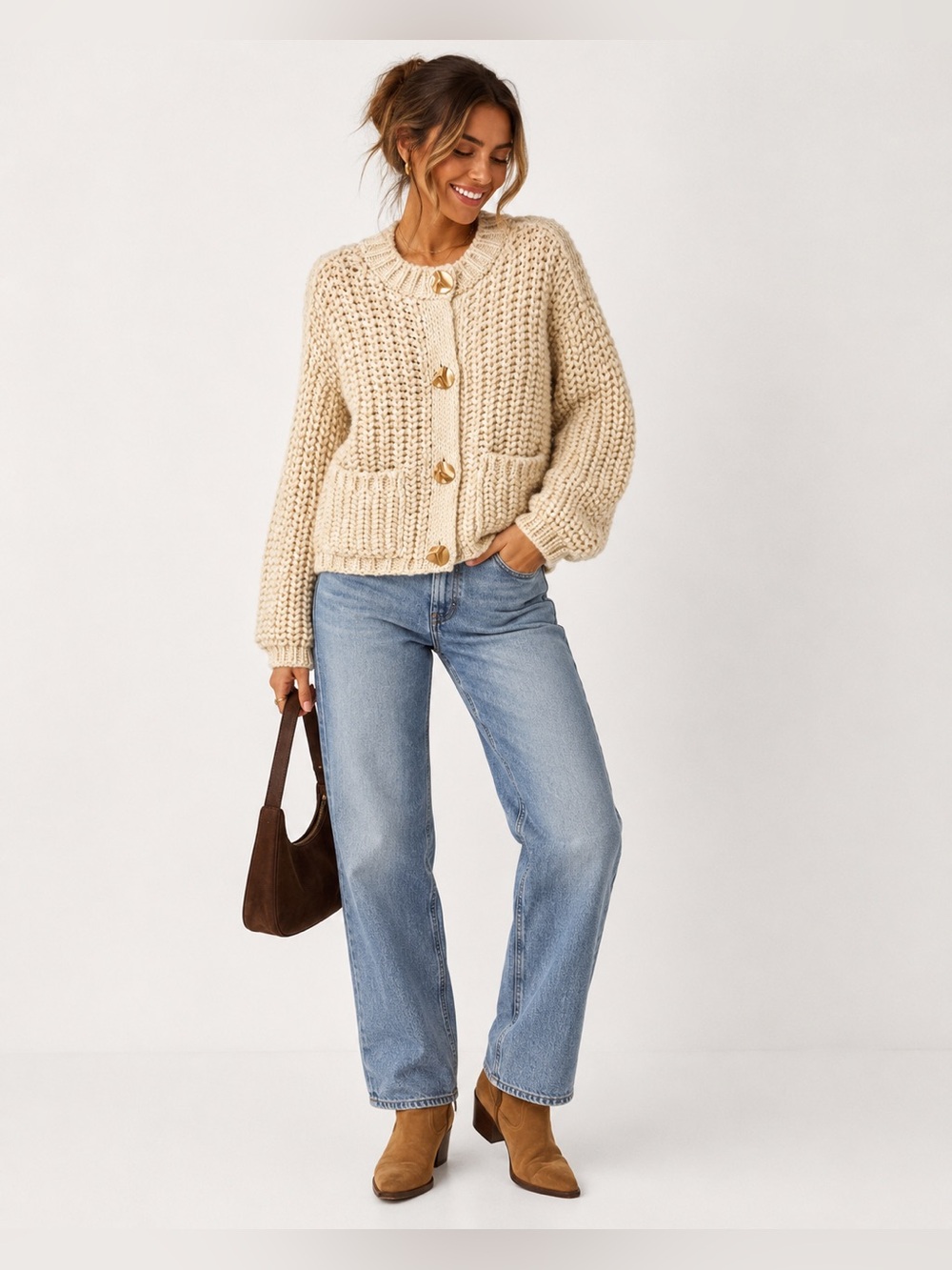 NEW HOUSE OF HARLOW CHUNKY CARDIGAN SIZE M
🚨NO DISCOUNT - Picture 8 of 12